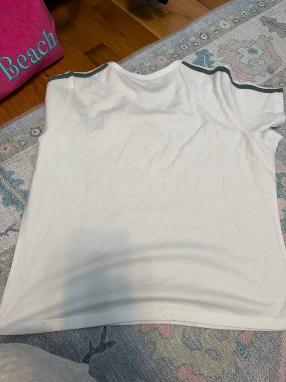 Unwell White Tee with Dog Graphic - Picture 5 of 6